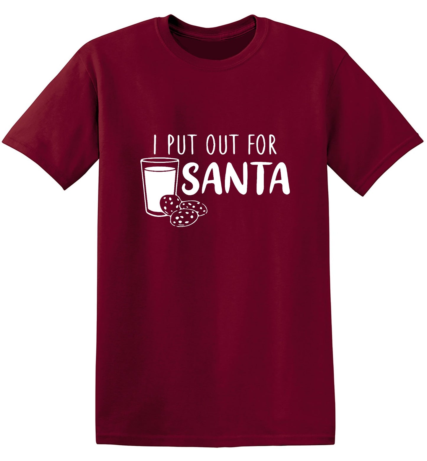 Funny T-Shirts design "I Put Out for Santa Shirt - Ring Spun Tee"
