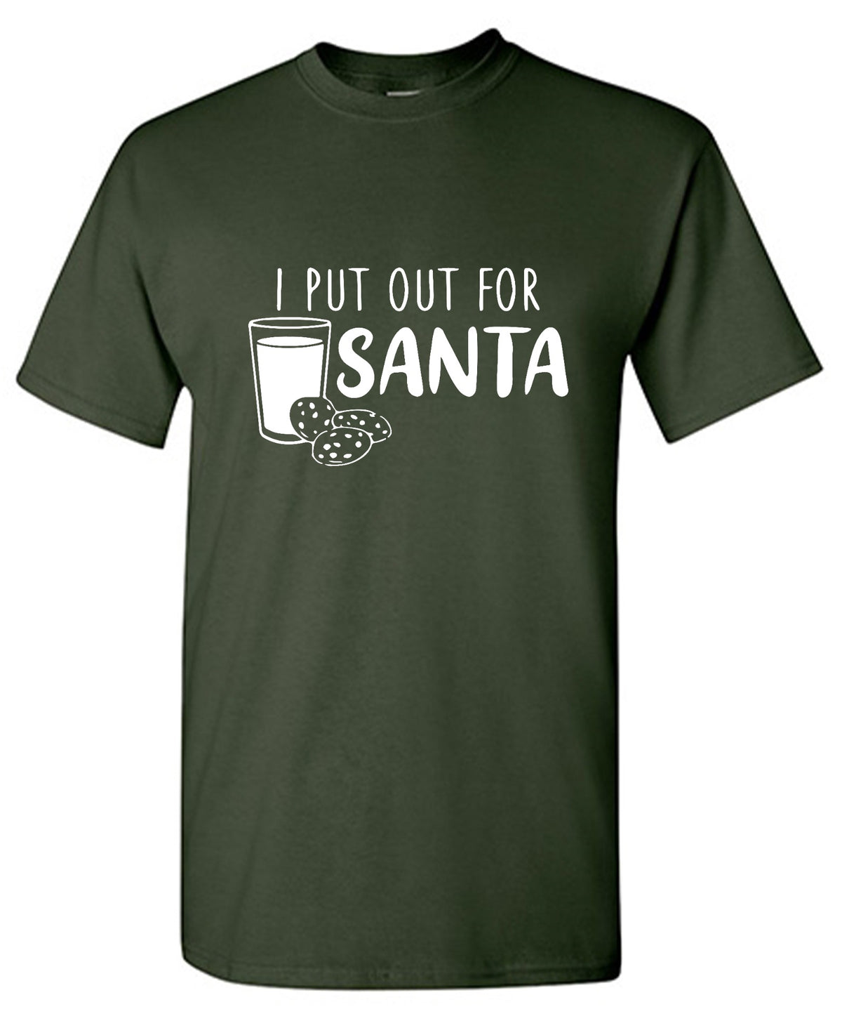 Funny T-Shirts design "I Put Out for Santa Shirt"