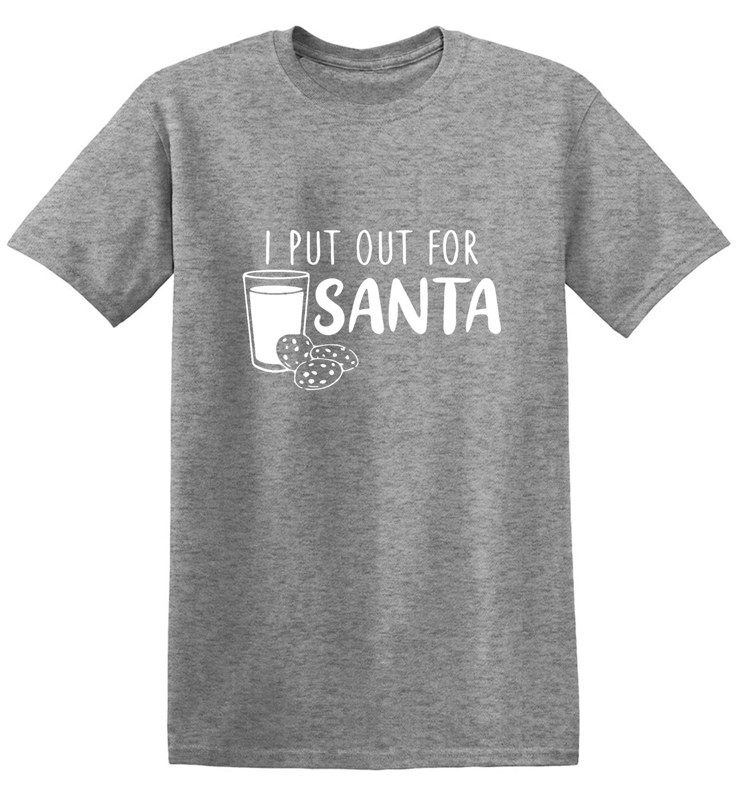 Funny T-Shirts design "I Put Out for Santa Shirt - Ring Spun Tee"