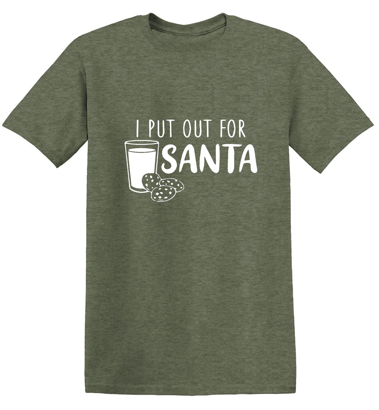 Funny T-Shirts design "I Put Out for Santa Shirt - Ring Spun Tee"