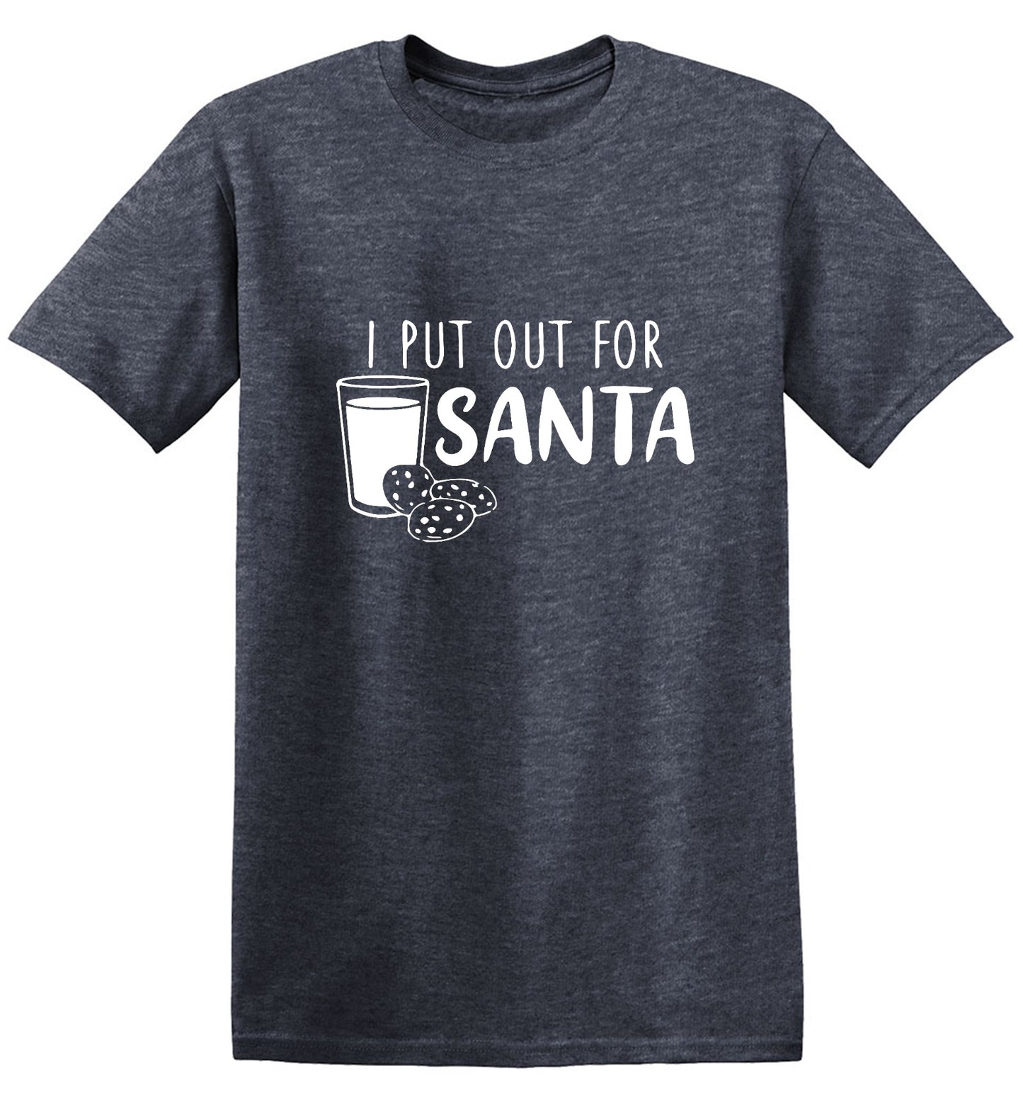 Funny T-Shirts design "I Put Out for Santa Shirt - Ring Spun Tee"