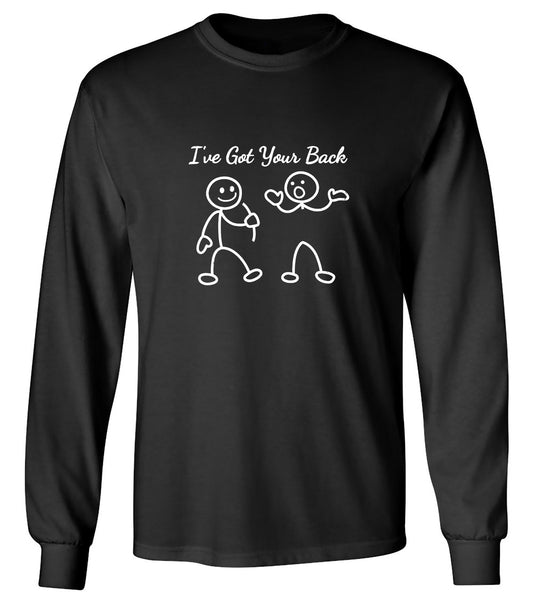Funny T-Shirts design "I've Got your Back Cool Shirt - Long Sleeve"