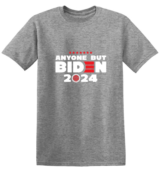 Funny T-Shirts design "Anyone but Biden 2024 Political T-Shirt"