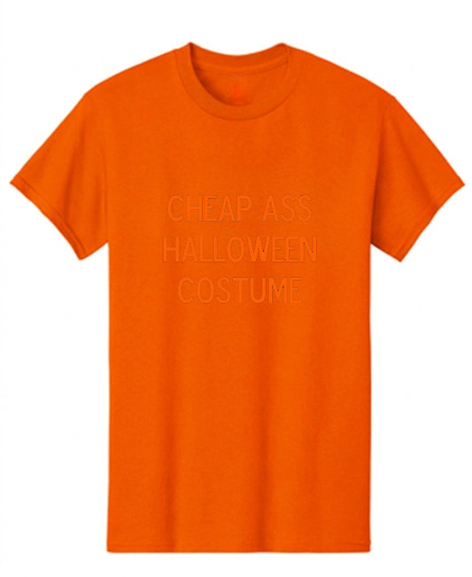 Funny T-Shirts design "Cheap Ass Halloween Costume"