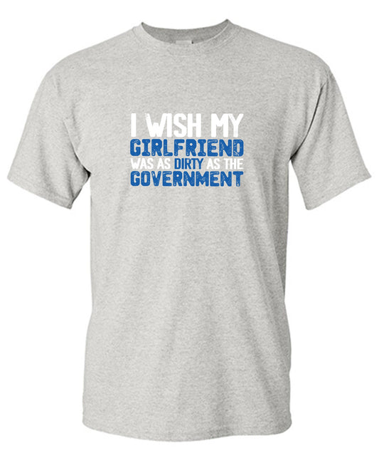 Funny T-Shirts design "Girlfriend Dirty 2024 Mens T-shirt"