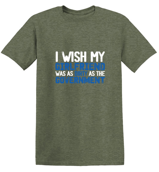 Funny T-Shirts design "Girlfriend Dirty 2024 Mens T-shirt"