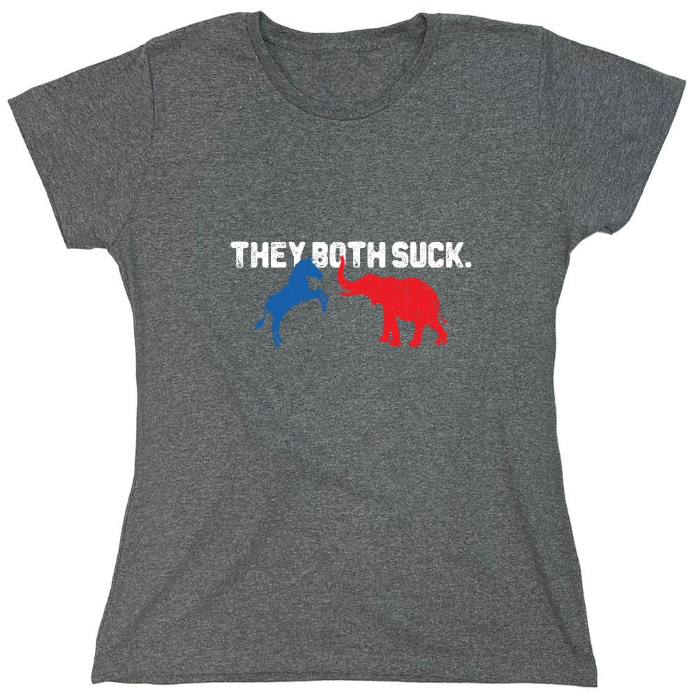 Funny T-Shirts design "Both Suck 2024 T-shirt - Womens"