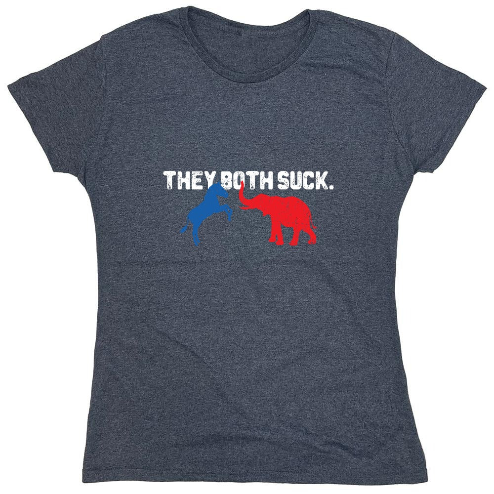 Funny T-Shirts design "Both Suck 2024 T-shirt - Womens"