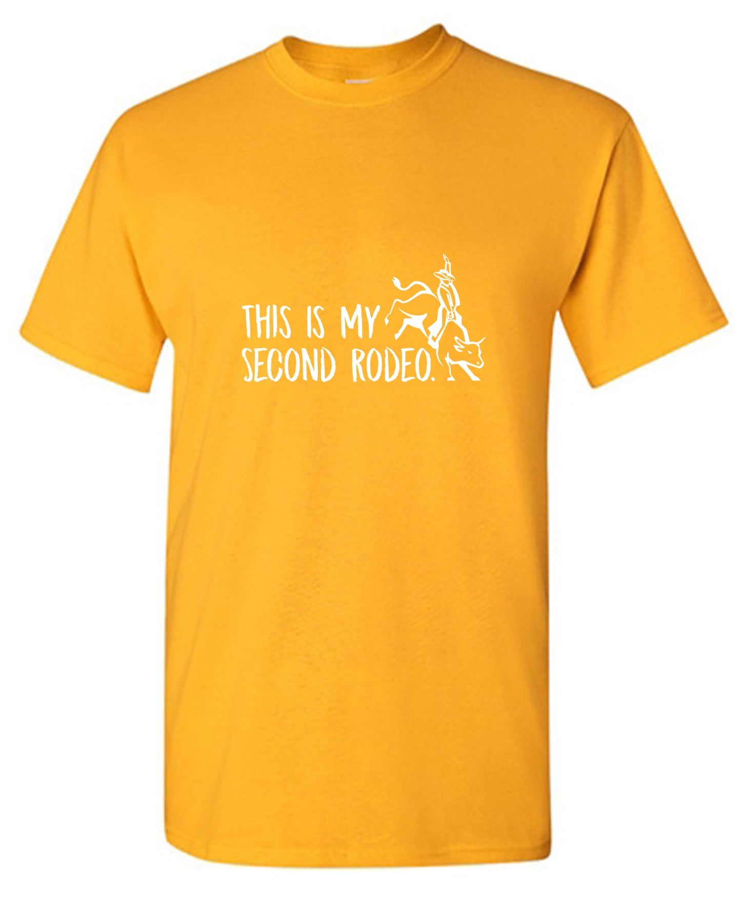 Funny T-Shirts design "This is My 2nd Rodeo Graphic T Shirt for Men - Youth"