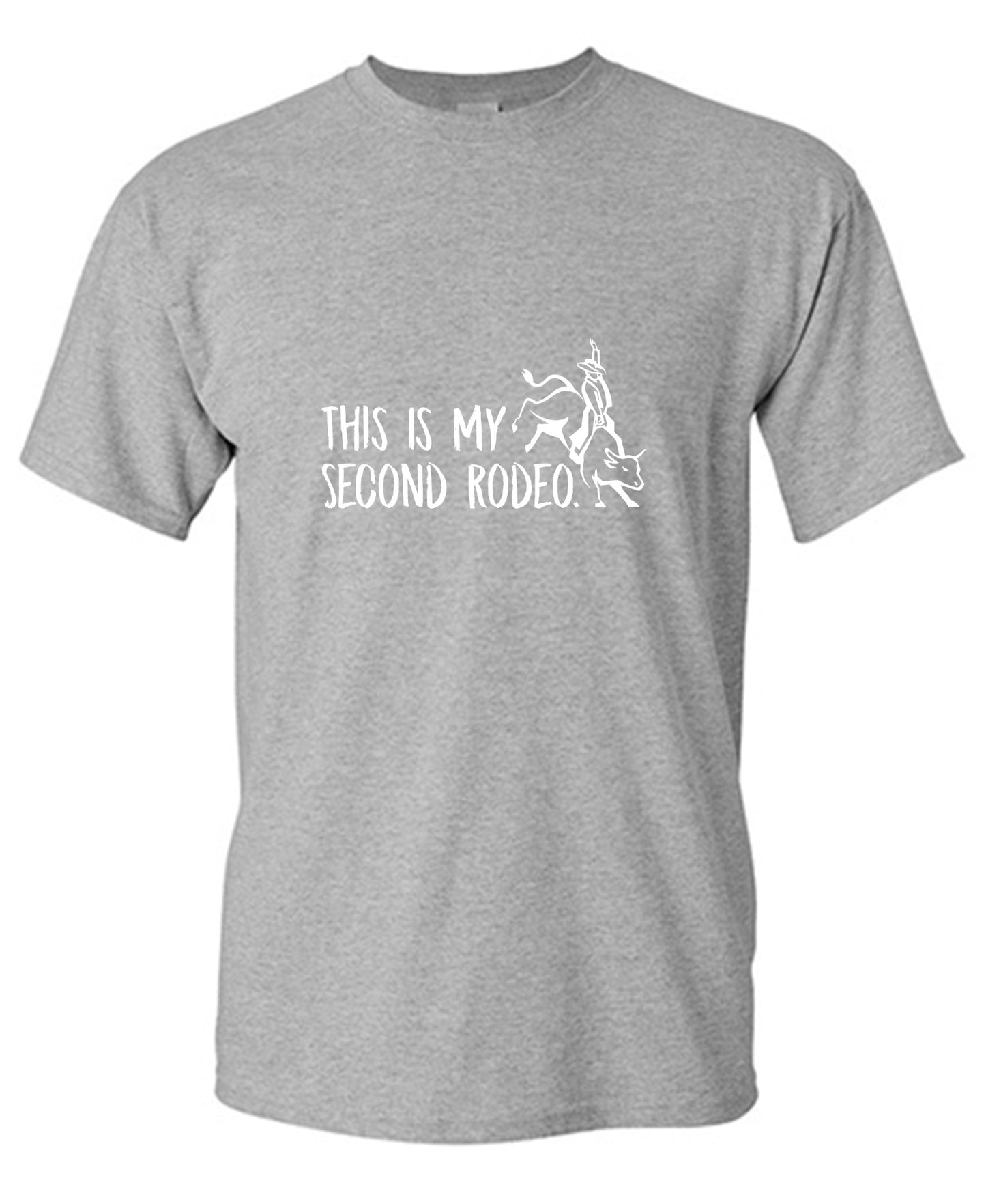 Funny T-Shirts design "This is My 2nd Rodeo Graphic T Shirt for Men - Youth"