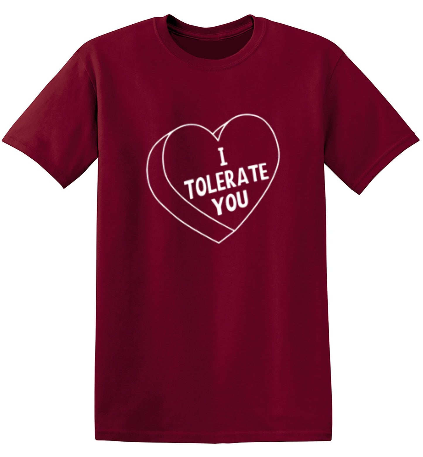 Funny T-Shirts design "I Tolerate You"