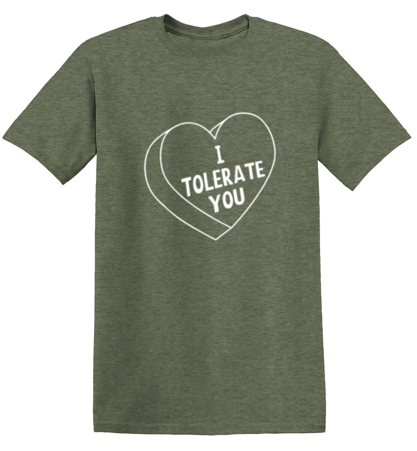 Funny T-Shirts design "I Tolerate You"