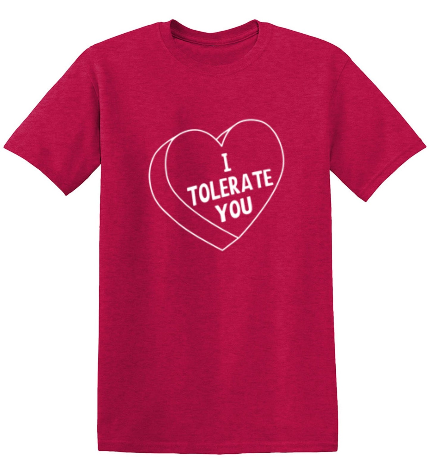 Funny T-Shirts design "I Tolerate You"