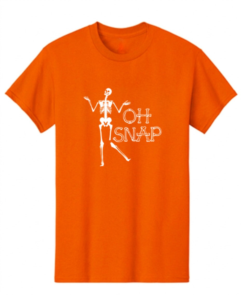Funny T-Shirts design "Oh Snap Skeleton T-Shirt - Youth"