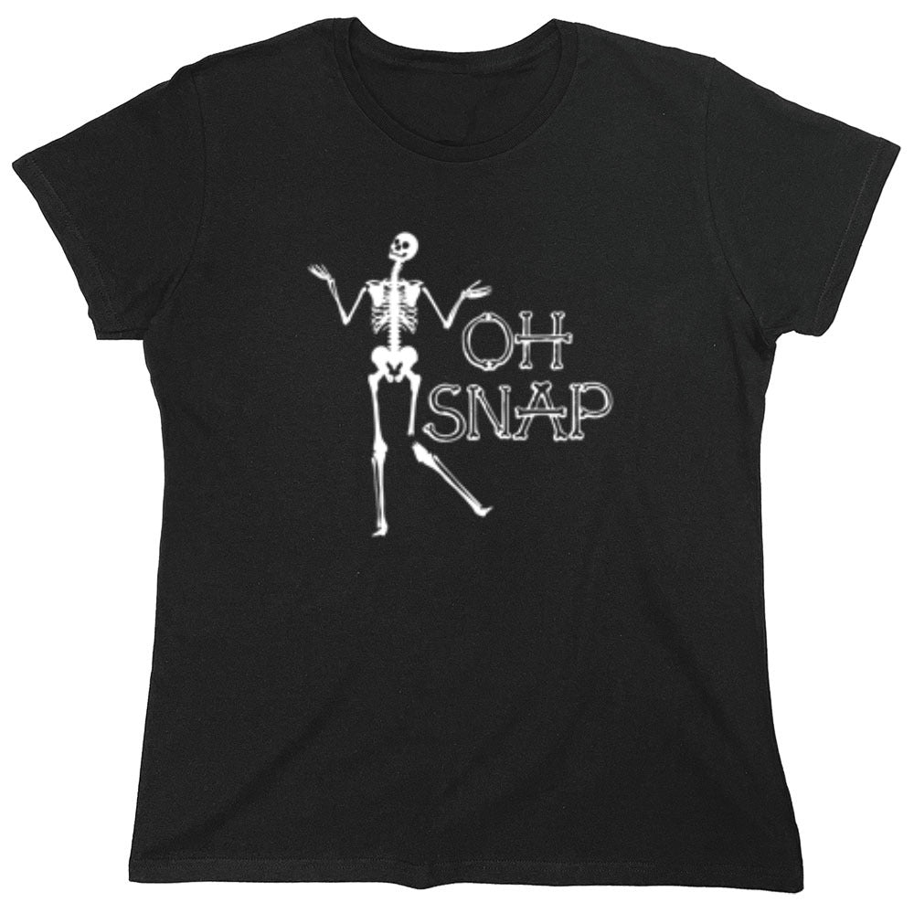 Funny T-Shirts design "Oh Snap Skeleton T-Shirt"