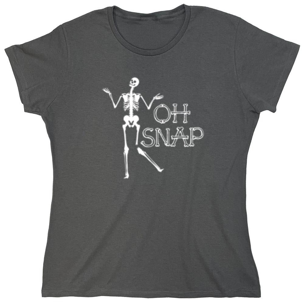Funny T-Shirts design "Oh Snap Skeleton T-Shirt"