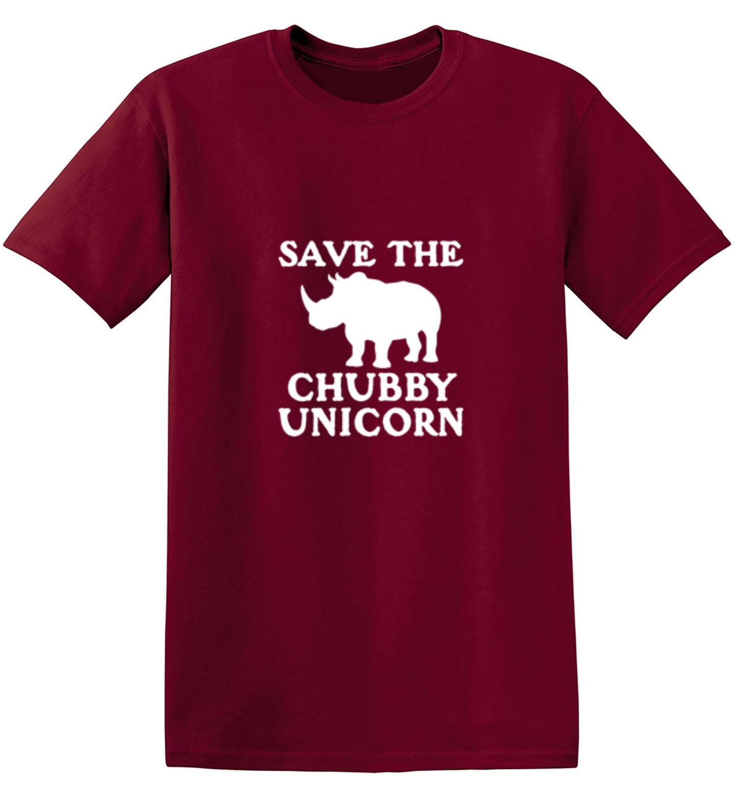 Funny T-Shirts design "Save The Chubby Unicorn - Youth"