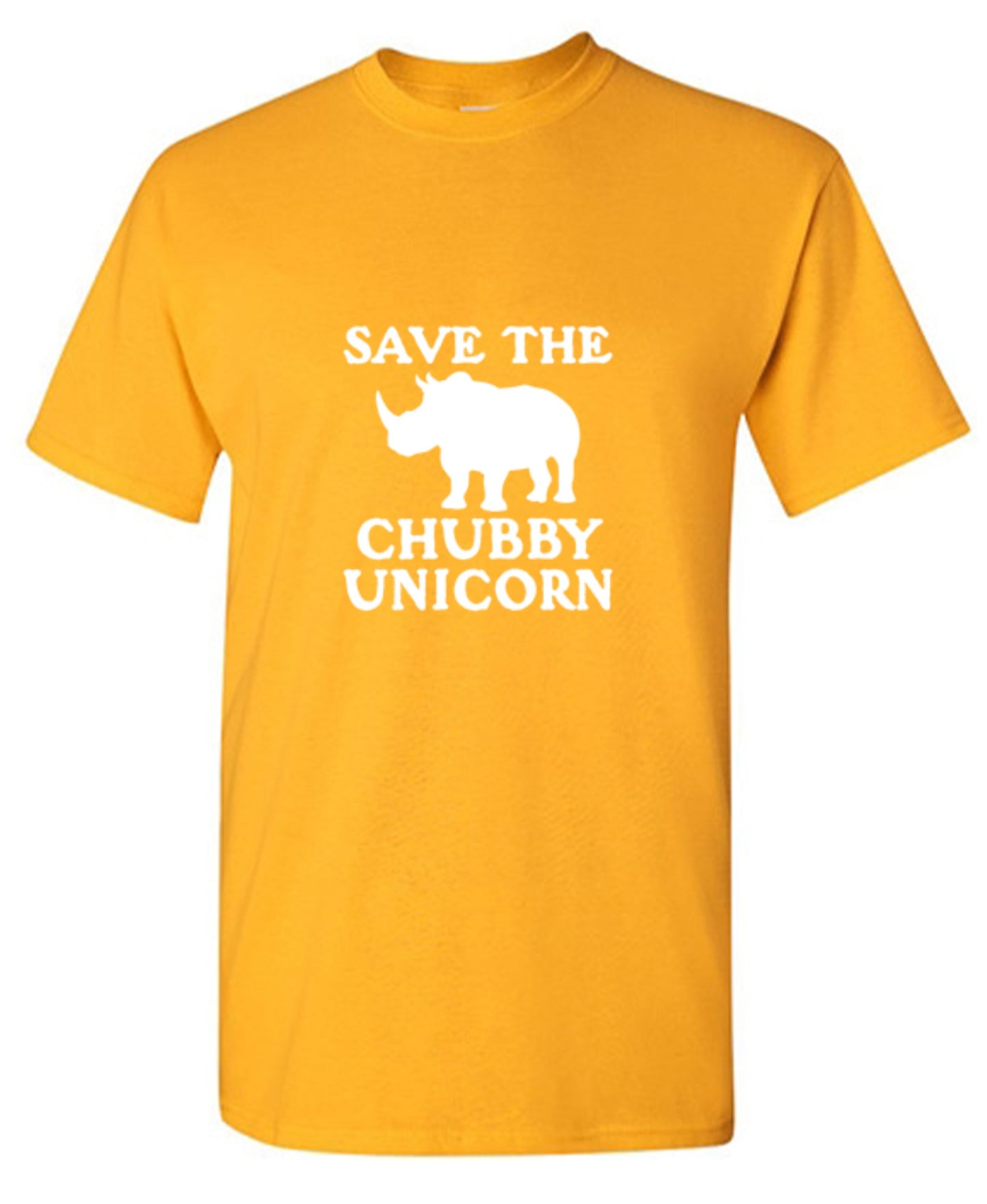 Funny T-Shirts design "Save The Chubby Unicorn - Youth"
