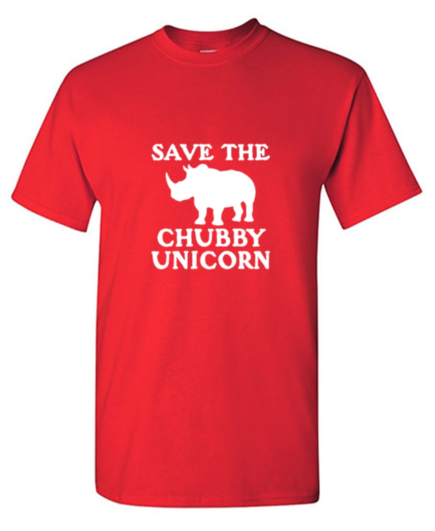 Funny T-Shirts design "Save The Chubby Unicorn - Youth"