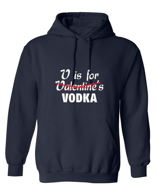 Funny T-Shirts design "V Is For Vodka T-Shirt - Hoodie"