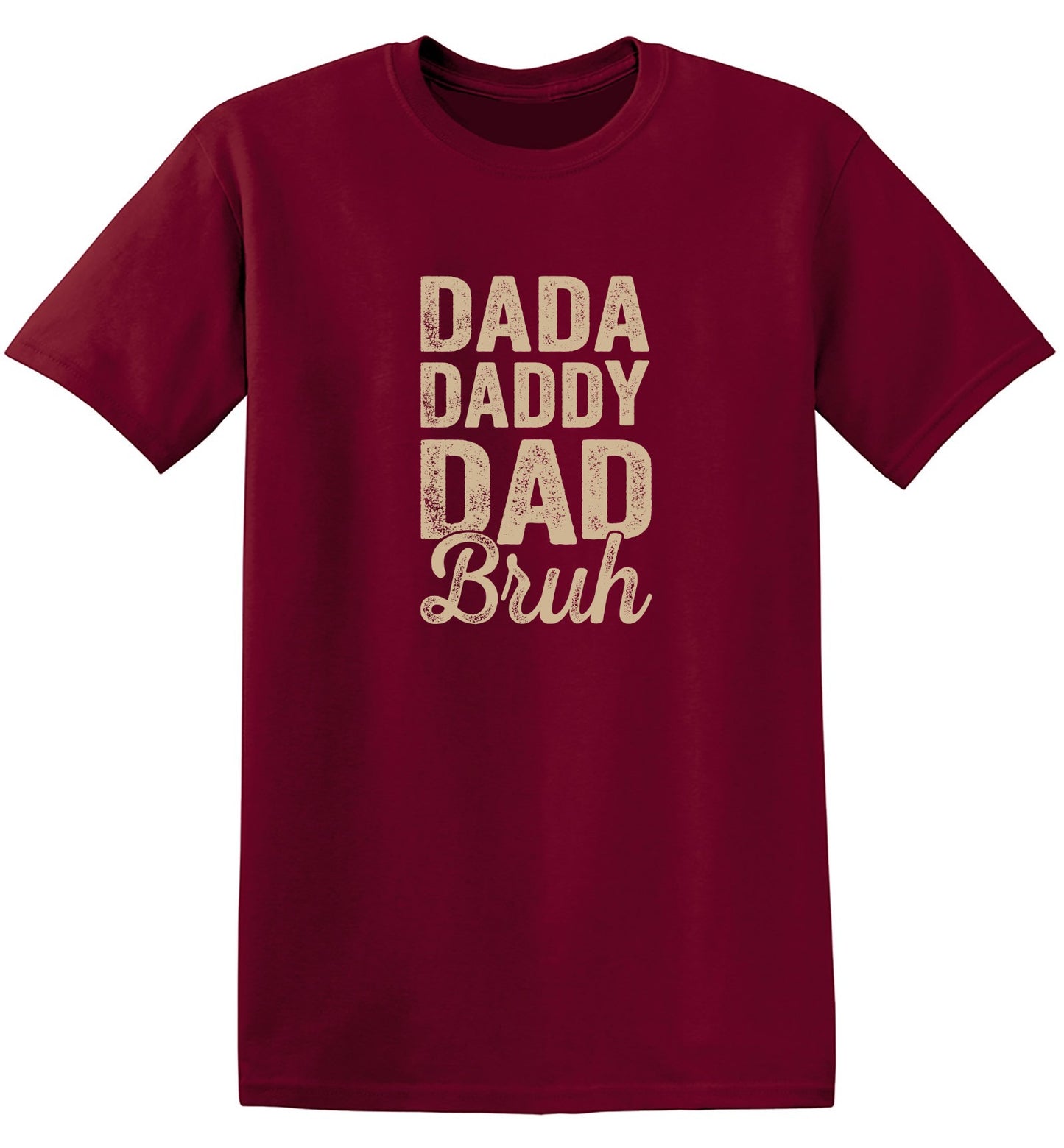Funny T-Shirts design "Dada Daddy Dad Bruh T-Shirt - Youth"
