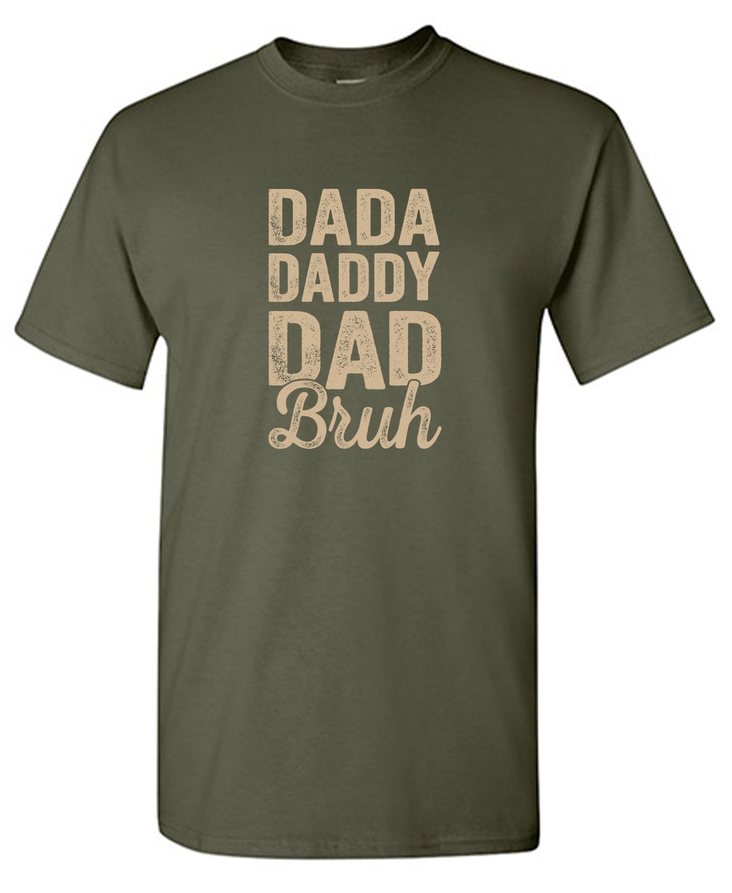 Funny T-Shirts design "Dada Daddy Dad Bruh T-Shirt - Youth"