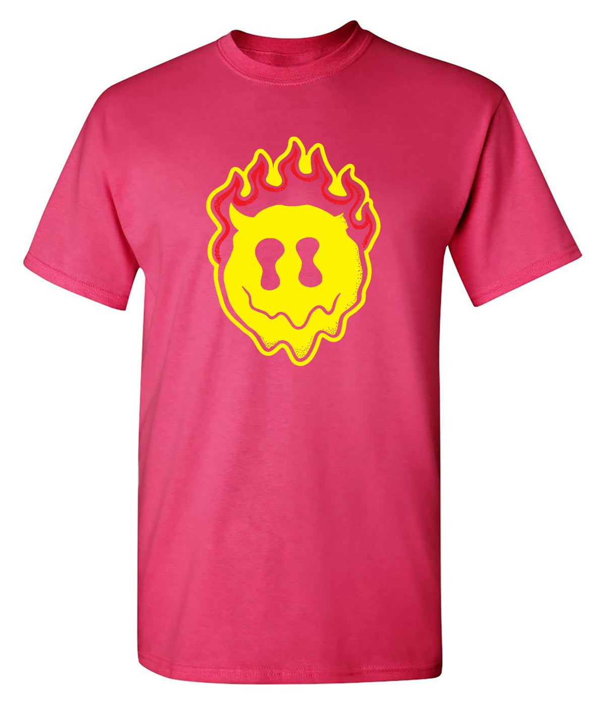 Funny T-Shirts design "Smile Devil Graphic Tee"