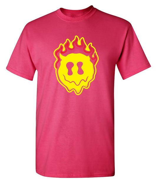 Funny T-Shirts design "Smile Devil Graphic Tee"
