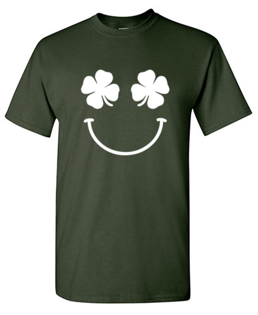 Funny T-Shirts design "Clover Face"