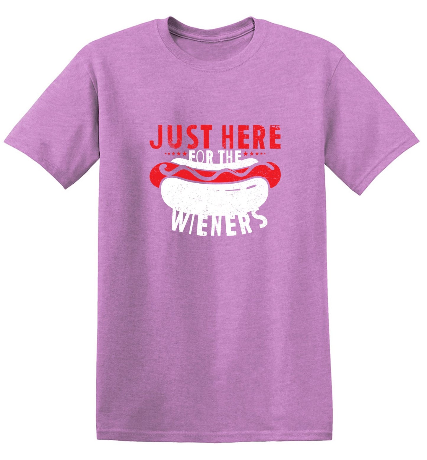 Just Here For The Weiners T-Shirt
