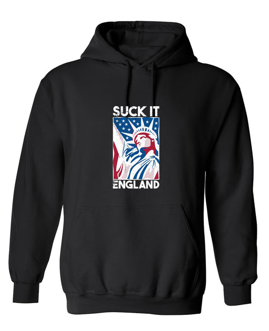 Funny T-Shirts design "Suck It England - Patriotic Independence Day T-Shirt - Hoodie"