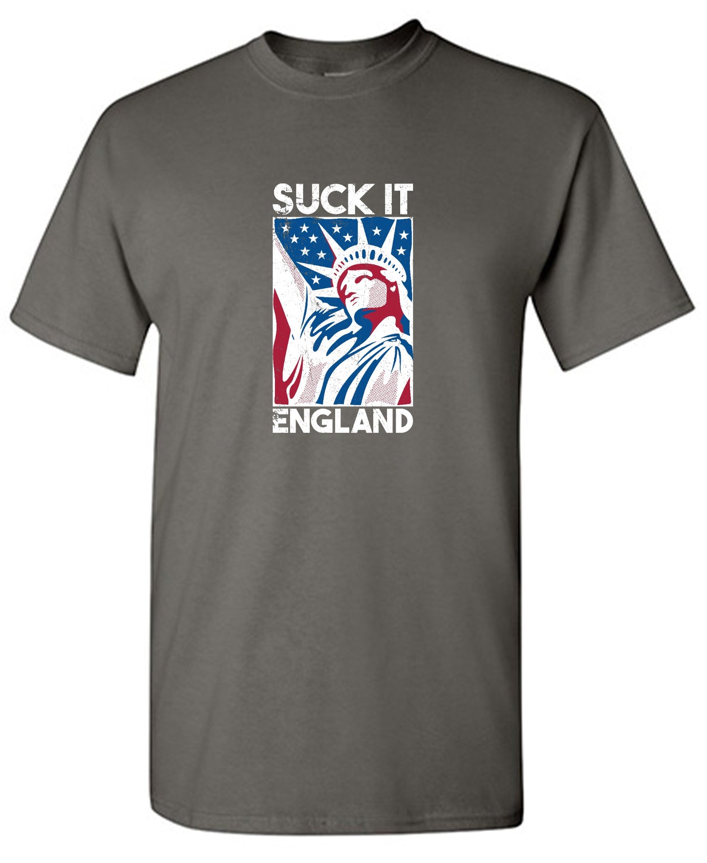 Funny T-Shirts design "Suck It England - Patriotic Independence Day T-Shirt"