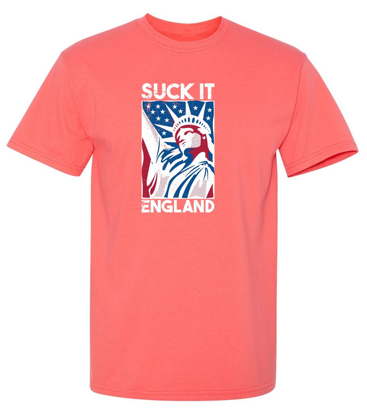 Funny T-Shirts design "Suck It England - Patriotic Independence Day T-Shirt"