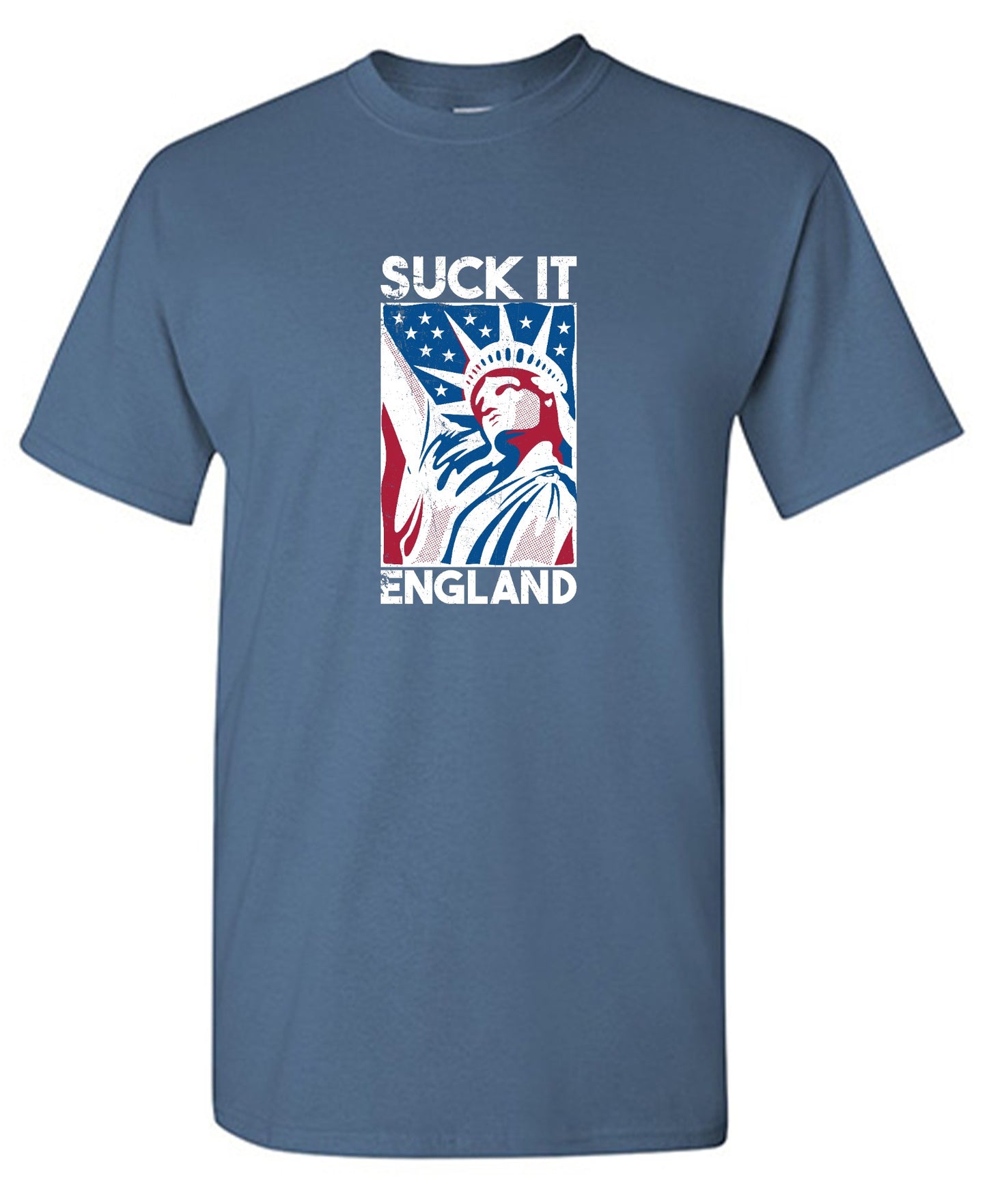 Funny T-Shirts design "Suck It England - Patriotic Independence Day T-Shirt"