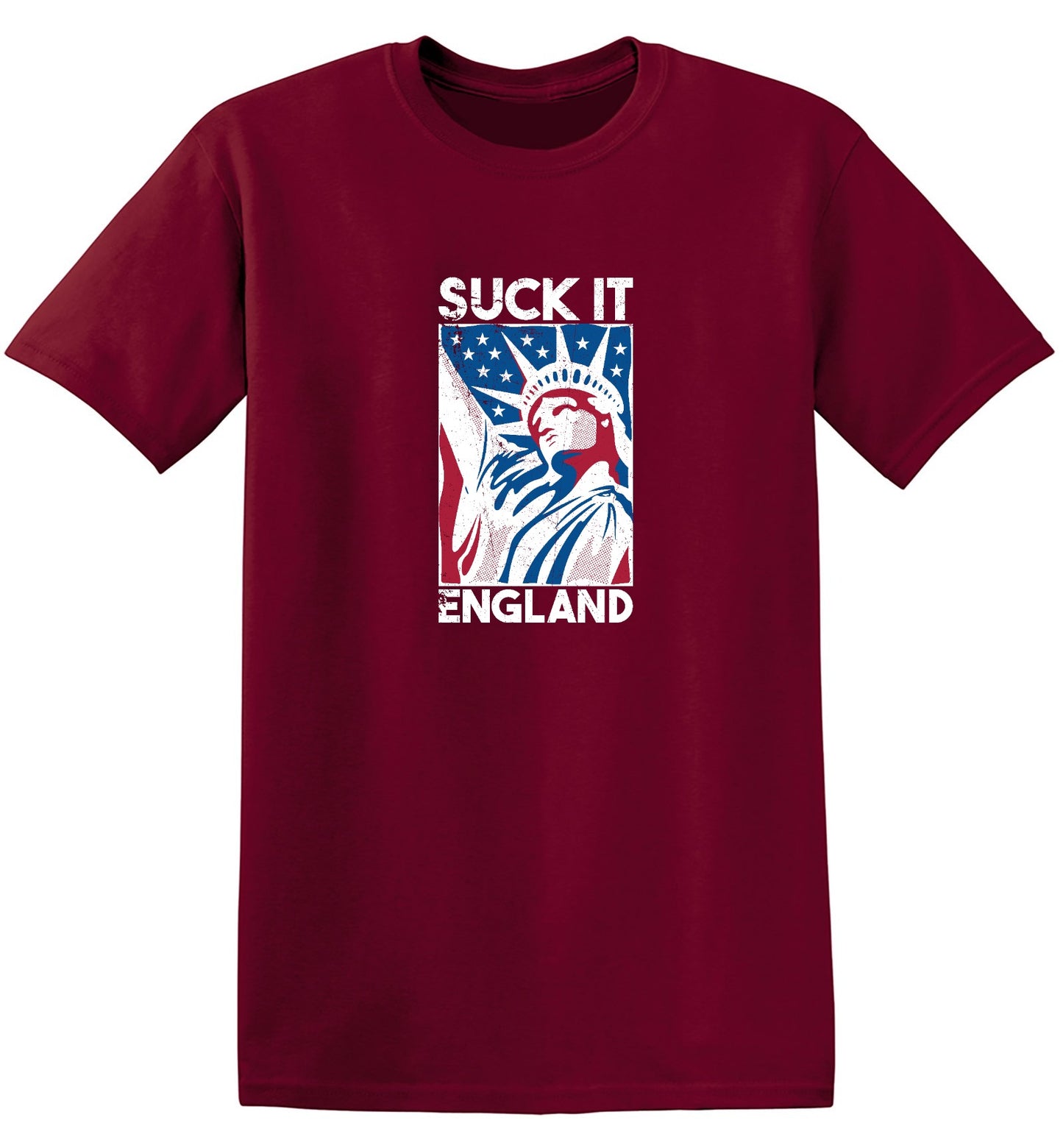 Funny T-Shirts design "Suck It England - Patriotic Independence Day T-Shirt"