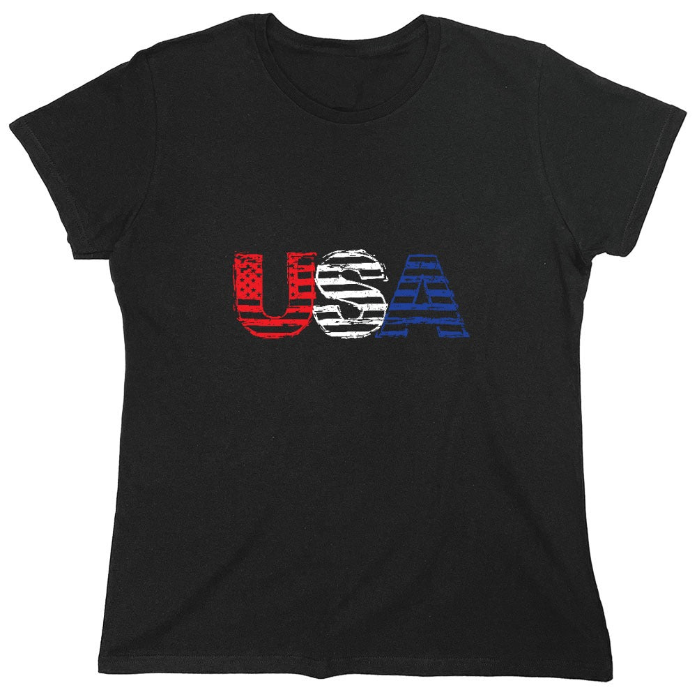 Funny T-Shirts design "USA Patriotic Shirt! - Womens"