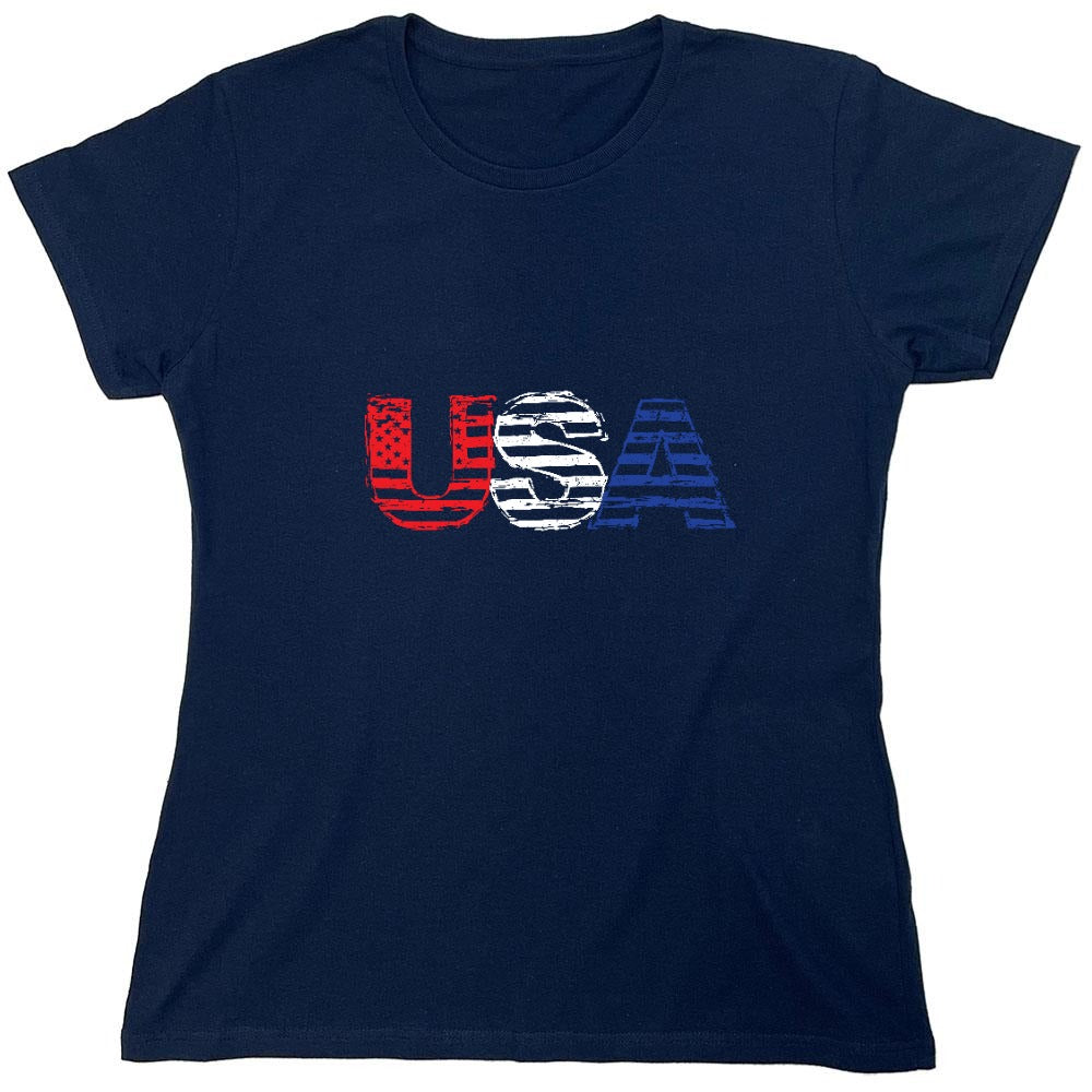 Funny T-Shirts design "USA Patriotic Shirt! - Womens"