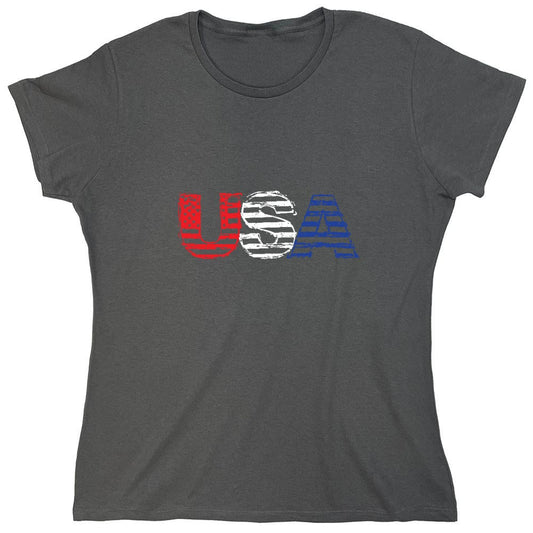 Funny T-Shirts design "USA Patriotic Shirt! - Womens"