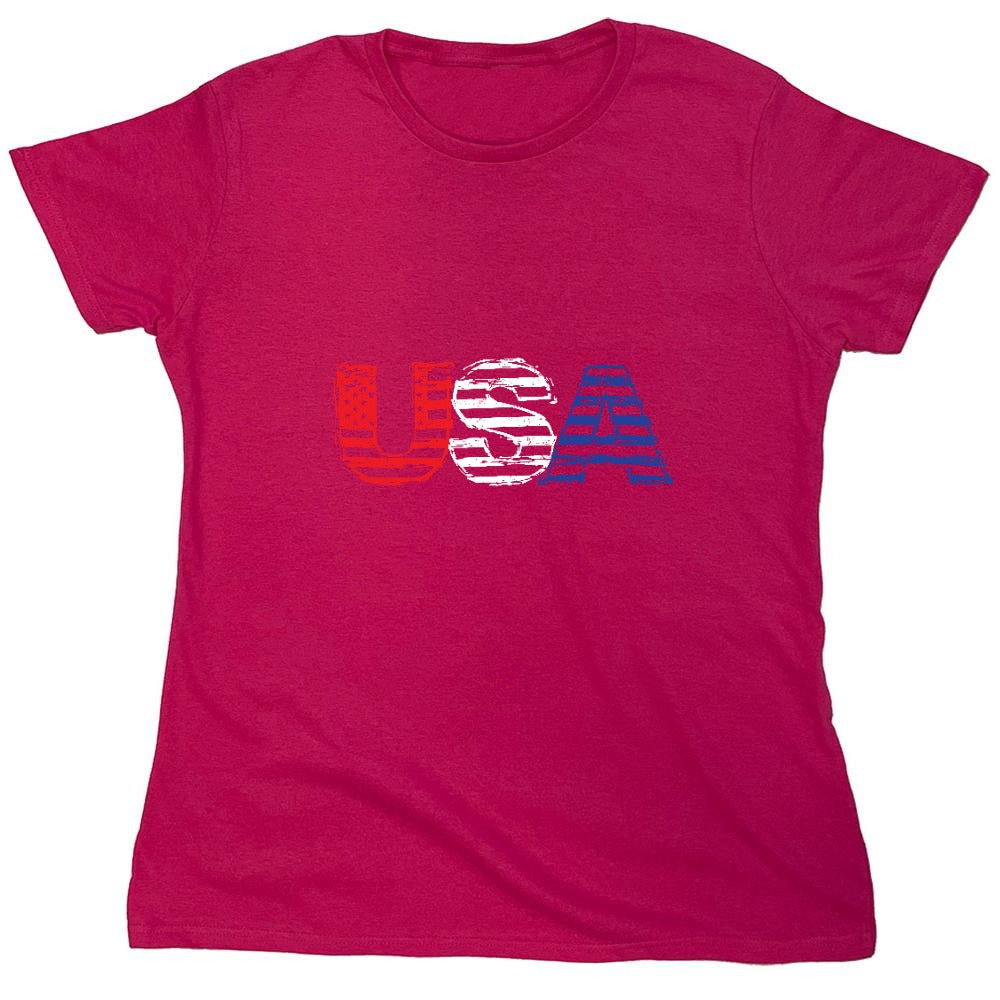 Funny T-Shirts design "USA Patriotic Shirt! - Womens"