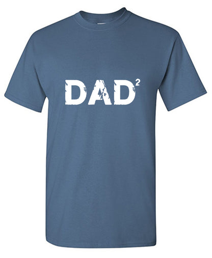 Funny T-Shirts design "Dad Squared"