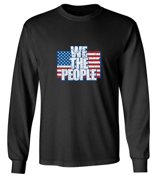 Funny T-Shirts design "We The People Patriotic T-Shirt - Long Sleeve"