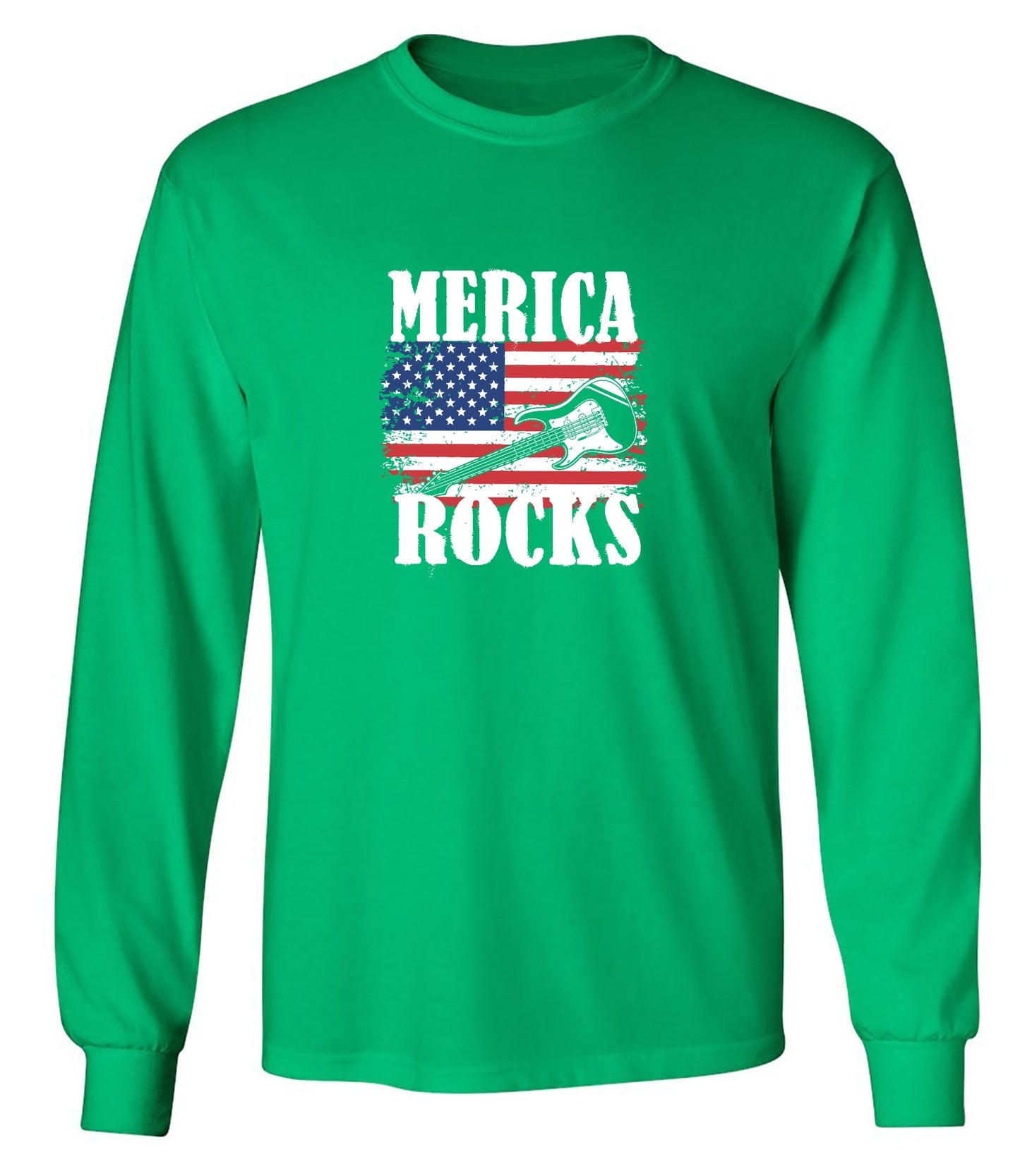 Funny T-Shirts design "Merica Rocks - Fourth of July Shirt"