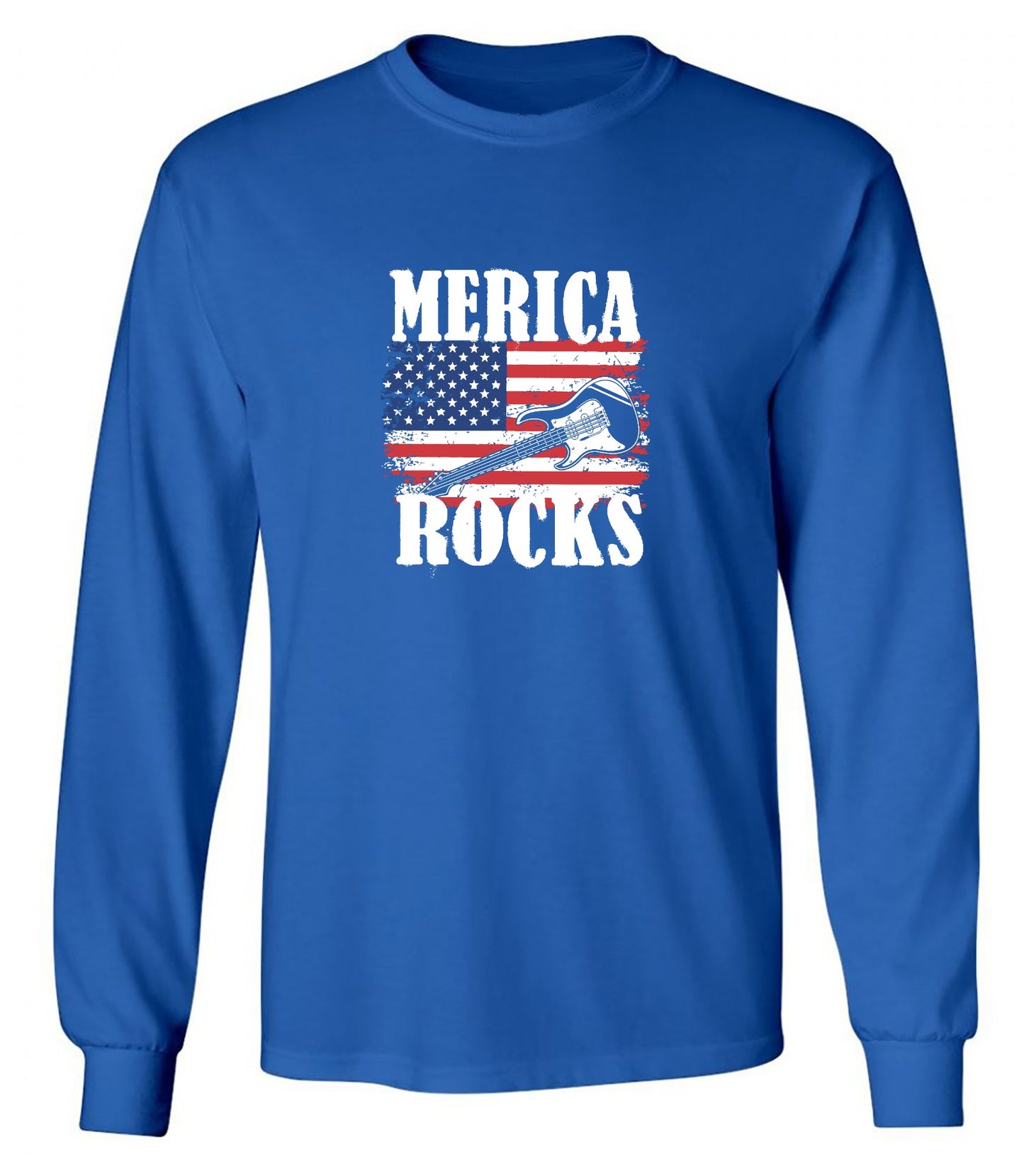 Funny T-Shirts design "Merica Rocks - Fourth of July Shirt"