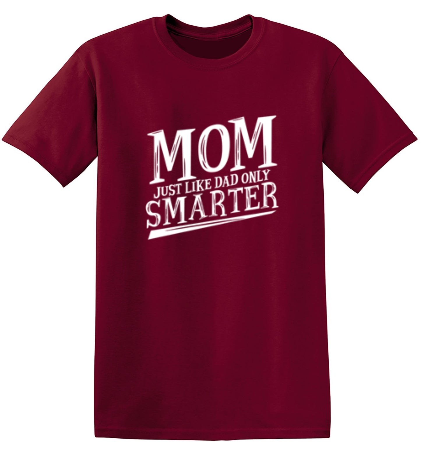 Funny T-Shirts design "Mom Just Like Dad Only Smarter T-Shirt"