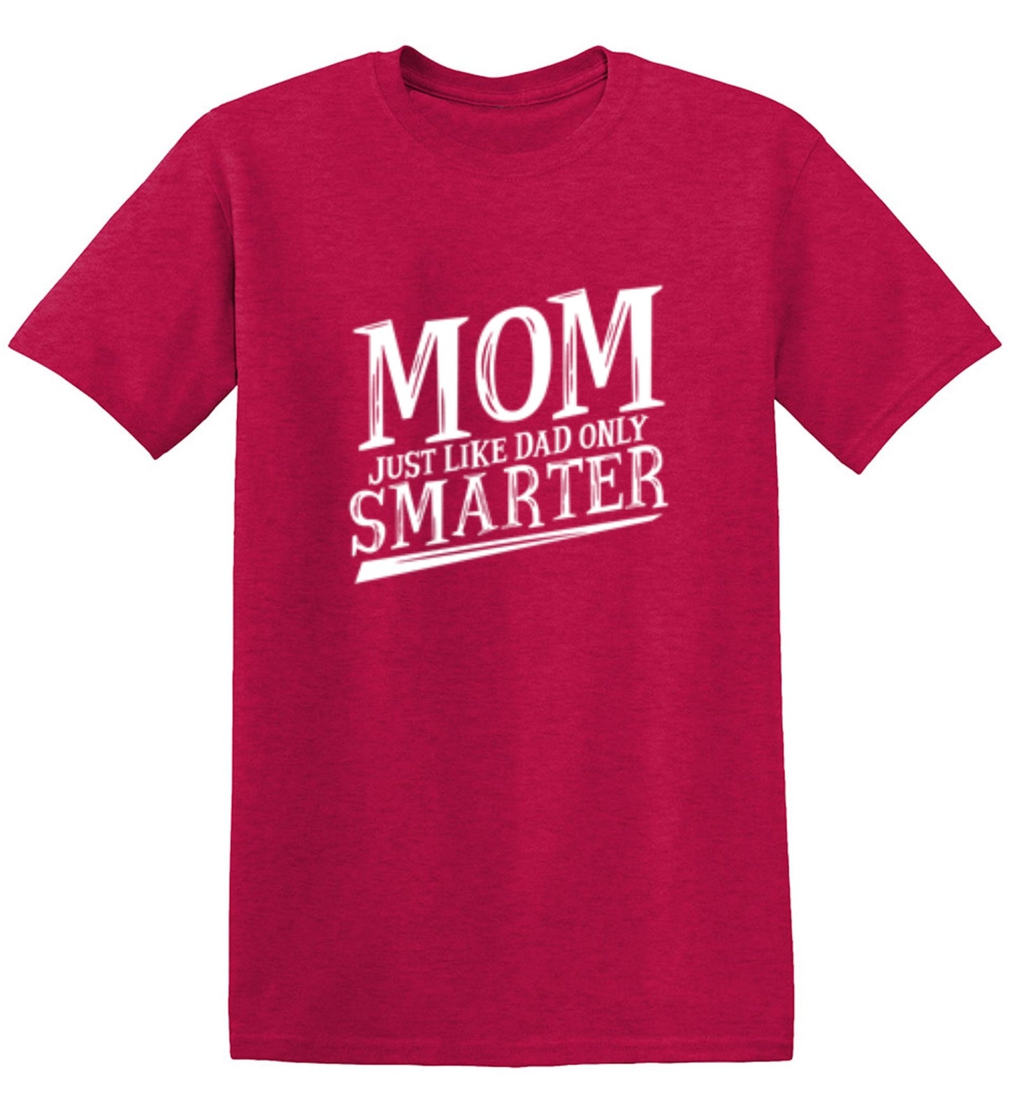 Funny T-Shirts design "Mom Just Like Dad Only Smarter T-Shirt"