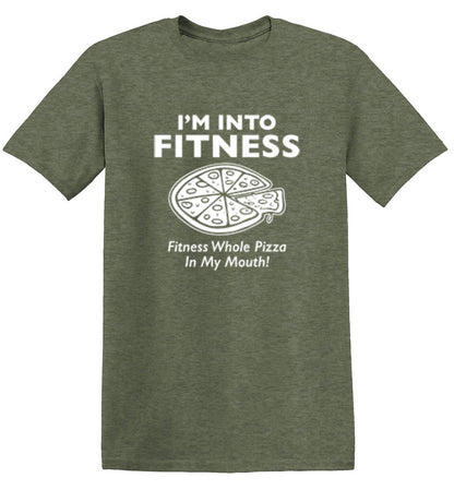 I'm Into Fitness. Fitness Whole Pizza In My Mouth T-Shirt