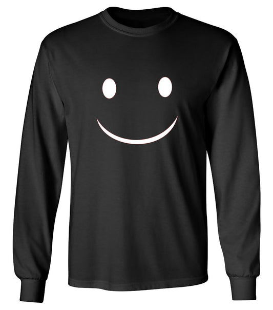 Funny T-Shirts design "Happy Smile - Long Sleeve"