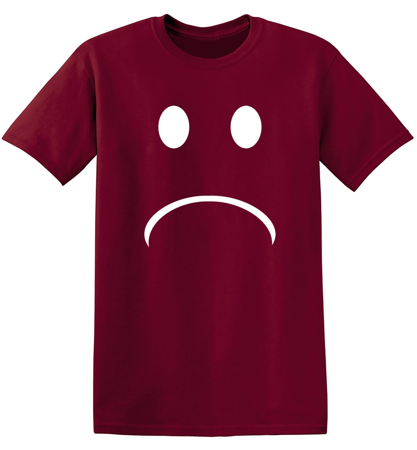 Funny T-Shirts design "Sad Smile"