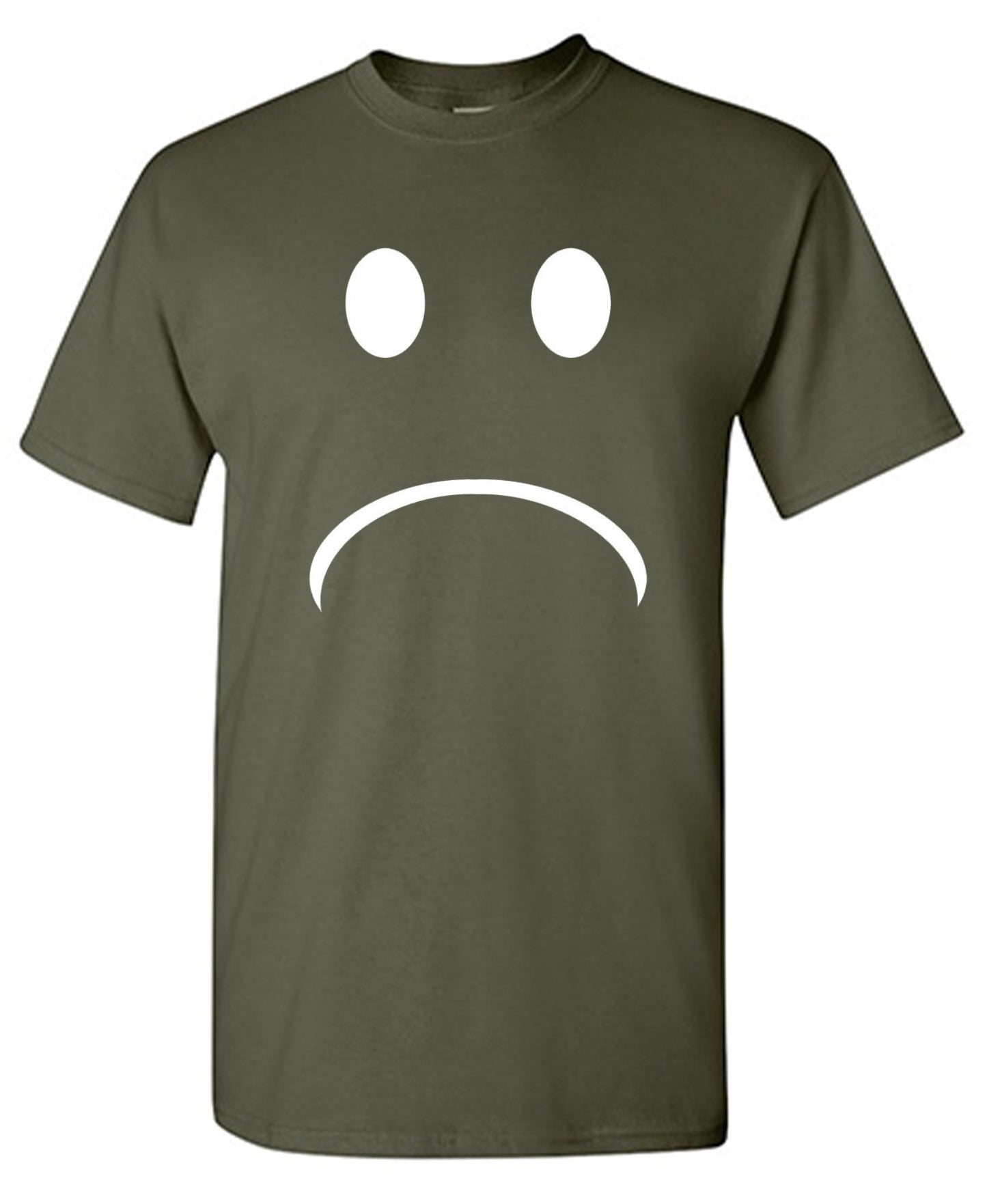 Funny T-Shirts design "Sad Smile"