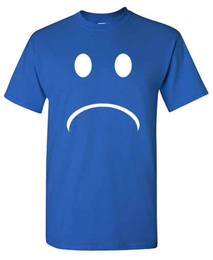 Funny T-Shirts design "Sad Smile"